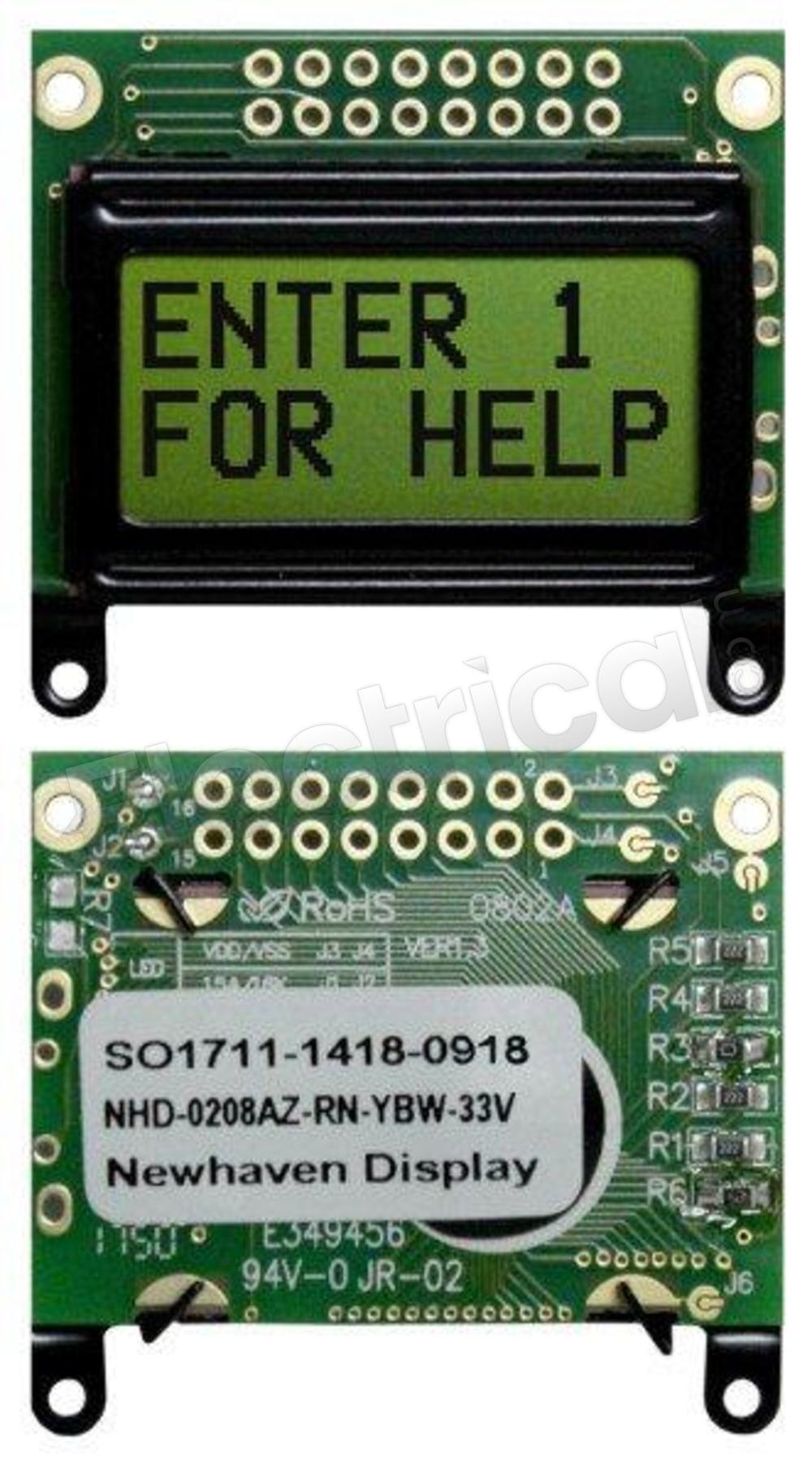 NHD-0208AZ-RN-YBW-33V