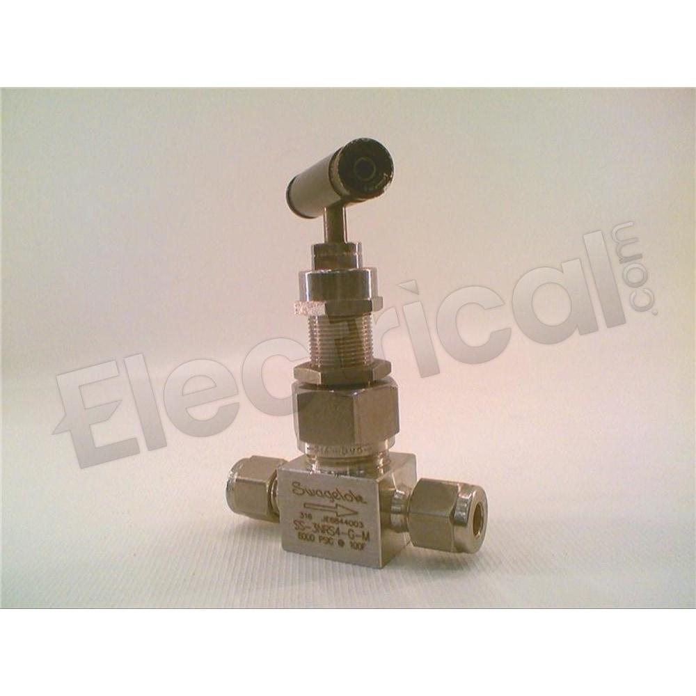 Swagelok Needle Valve SS-3NRS4-G-M