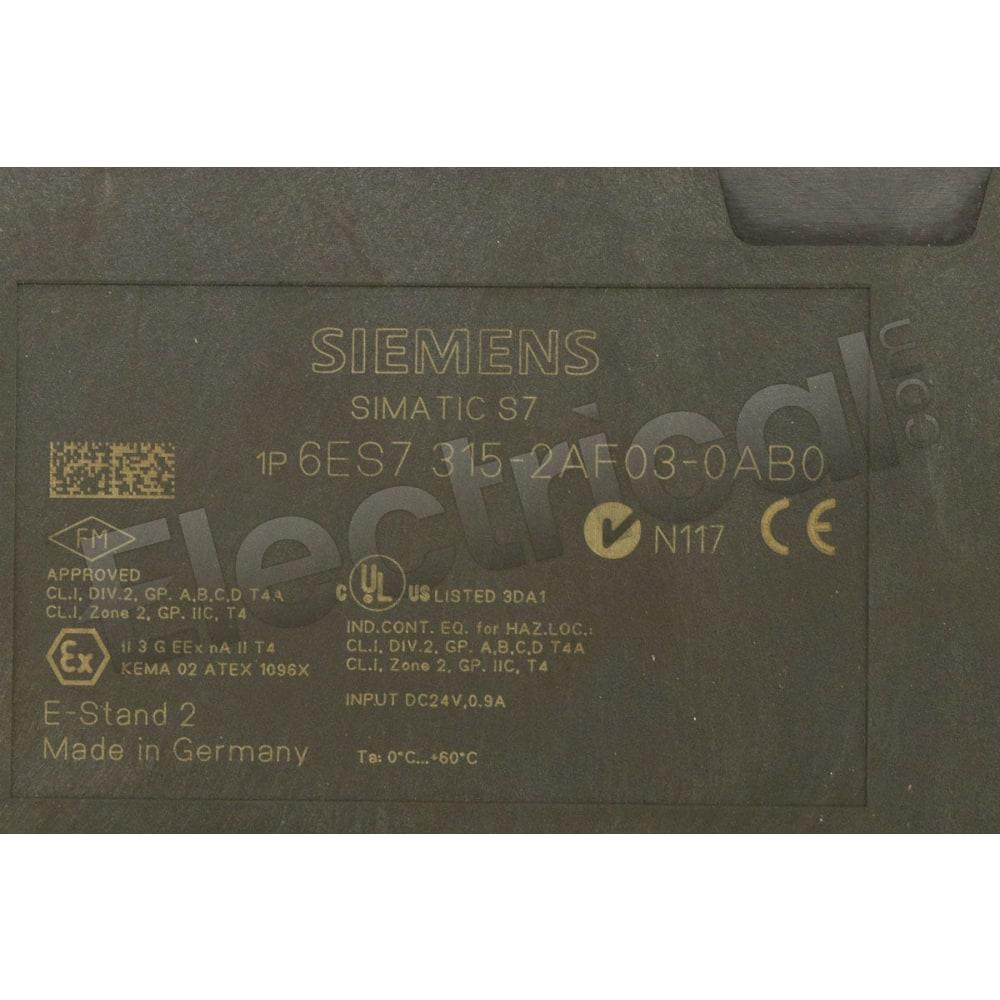 6ES7315-2AF03-0AB0